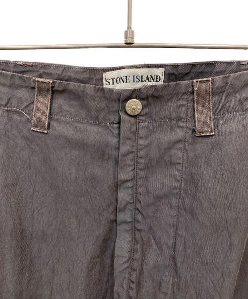 STONE ISLAND（ストーンアイランド）STONE ISLAND (ストーンアイランド) 00’s ガーメントダイ G.SUIT ナイロンパンツ ブラック サイズ:48の古着・服飾アイテム