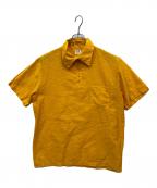 C.P COMPANYシーピーカンパニー）の古着「00’s コットンナイロン S/Sシャツ」｜イエロー