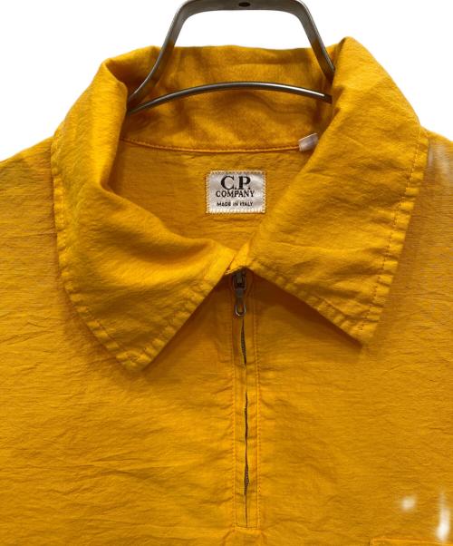 C.P COMPANY（シーピーカンパニー）C.P COMPANY (シーピーカンパニー) 00’s コットンナイロン S/Sシャツ イエロー サイズ:3の古着・服飾アイテム
