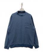 THE NORTH FACEザ ノース フェイス）の古着「ロングスリーブコンフォーティブワッフルクルー」｜ブルー