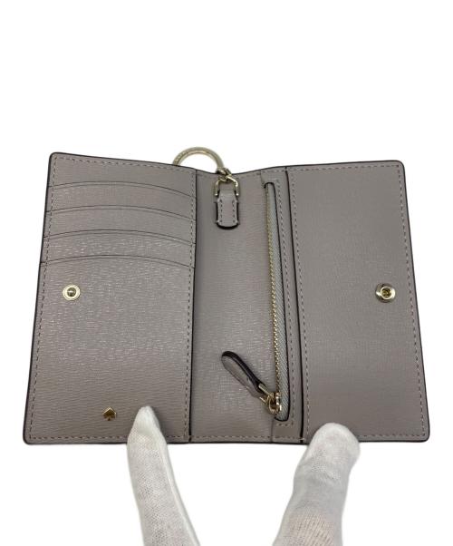 Kate Spade（ケイトスペード）Kate Spade (ケイトスペード) コンパクトウォレット ピンクの古着・服飾アイテム