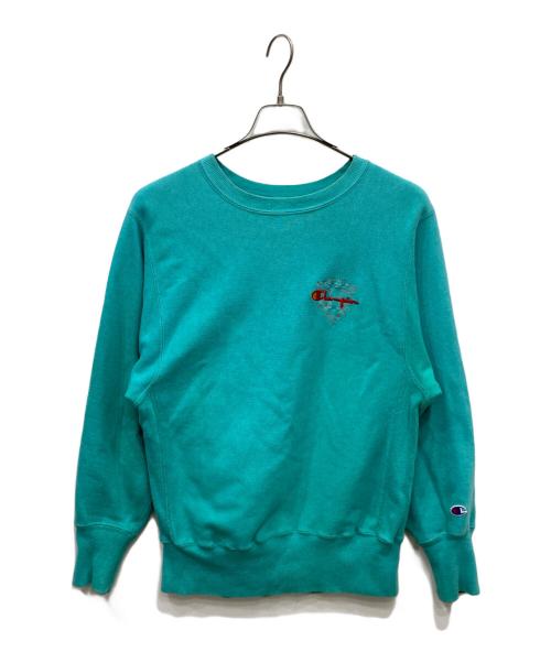 Champion REVERSE WEAVE（チャンピオン リバース ウィーブ）Champion REVERSE WEAVE (チャンピオン リバース ウィーブ) スウェット ブルー サイズ:不明の古着・服飾アイテム