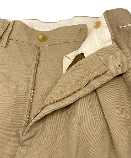 HELKA（ヘルカ）HELKA (ヘルカ) トラウザーパンツ ベージュ サイズ:W34の古着・服飾アイテム