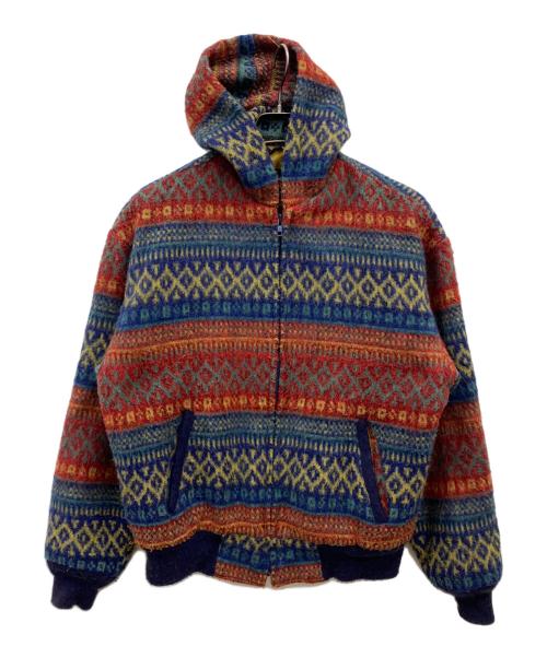 Schott（ショット）Schott (ショット) 90’sネイティブジャケット レッド×ブルー サイズ:Lの古着・服飾アイテム