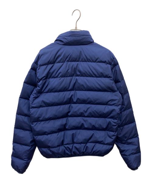 GUCCI（グッチ）GUCCI (グッチ) 裏GG ヒステリアロゴ ダウンジャケット ネイビー サイズ:46（M)の古着・服飾アイテム
