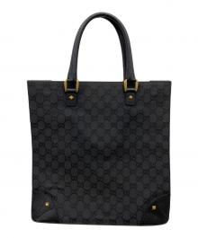 GUCCI（グッチ）の古着「GGキャンバス トートバッグ」｜ブラック