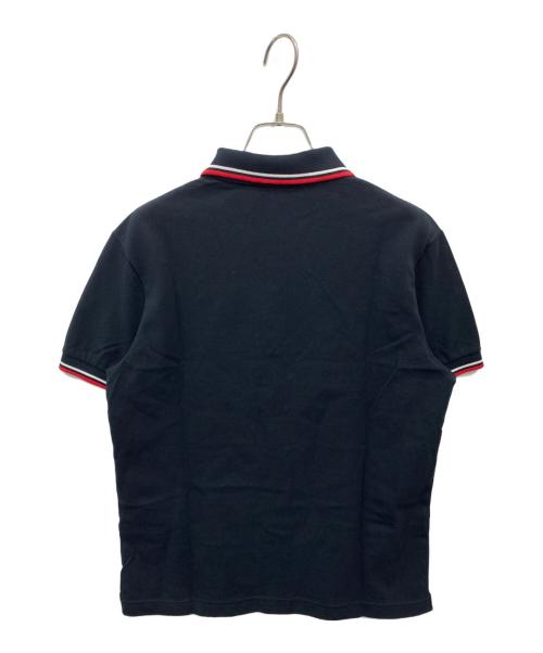 PRADA（プラダ）PRADA (プラダ) ラバーロゴポロシャツ ブラック サイズ:Sの古着・服飾アイテム
