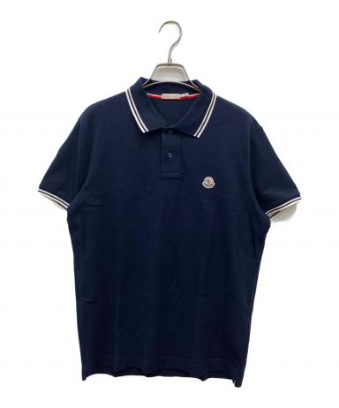 中古・古着通販】MONCLER (モンクレール) ロゴパッチポロシャツ