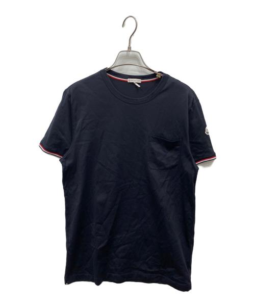 MONCLER（モンクレール）MONCLER (モンクレール) ポケットTシャツ ブラック サイズ:Mの古着・服飾アイテム