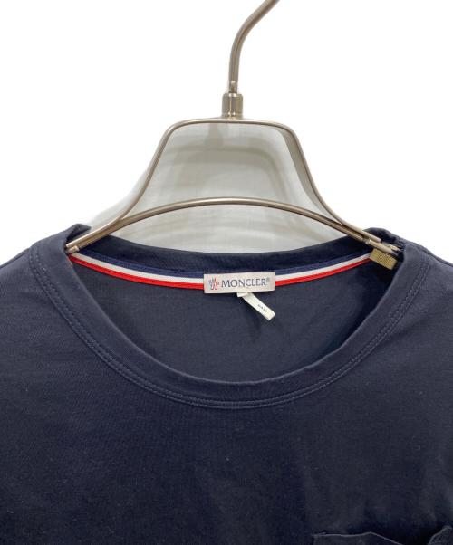 MONCLER（モンクレール）MONCLER (モンクレール) ポケットTシャツ ブラック サイズ:Mの古着・服飾アイテム