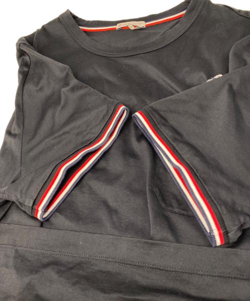 MONCLER（モンクレール）MONCLER (モンクレール) ポケットTシャツ ブラック サイズ:Mの古着・服飾アイテム