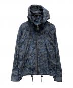 COACHコーチ）の古着「フラワーカモウィンドブレーカージャケット」｜ネイビー