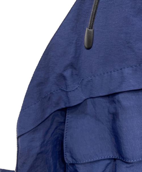 BEAMS（ビームス）BEAMS (ビームス) ナイロン フーディジャケット ネイビー×ブルー サイズ:Sの古着・服飾アイテム