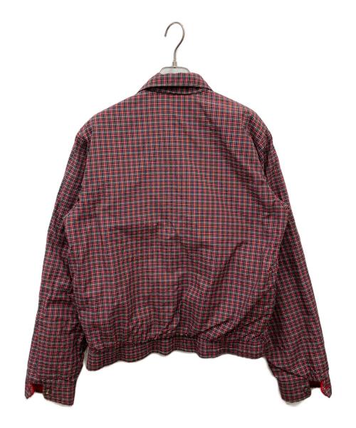 McGREGOR（マックレガー）McGREGOR (マックレガー) 60sチェックナイロンブルゾン レッド サイズ:Lの古着・服飾アイテム