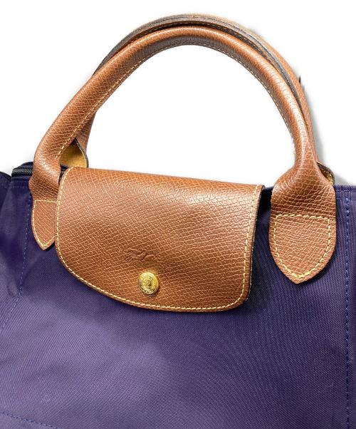 LONGCHAMP（ロンシャン）LONGCHAMP (ロンシャン) ル プリアージュ オリジナル L トラベルバッグ パープルの古着・服飾アイテム