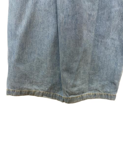 DRIES VAN NOTEN（ドリスヴァンノッテン）DRIES VAN NOTEN (ドリスヴァンノッテン) PENNING LIGHT BLUE PLEATED JEANS パンツ インディゴ サイズ:31の古着・服飾アイテム