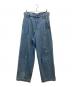 DRIES VAN NOTEN（ドリスヴァンノッテン）の古着「PENNING LIGHT BLUE PLEATED JEANS パンツ」｜インディゴ