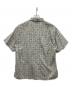 STEVEN ALAN (スティーブンアラン) 半袖シャツ ホワイト×グリーン サイズ:L：6000円