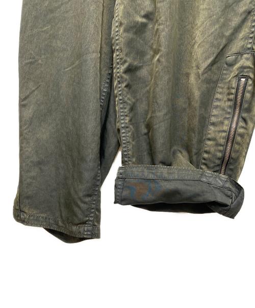 MAISON SPECIAL（メゾンスペシャル）MAISON SPECIAL (メゾンスペシャル) Garment Dyed Nylon Double Pocket Pants グリーン サイズ:Mの古着・服飾アイテム