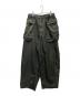 MAISON SPECIAL（メゾンスペシャル）の古着「Garment Dyed Nylon Double Pocket Pants」｜グリーン