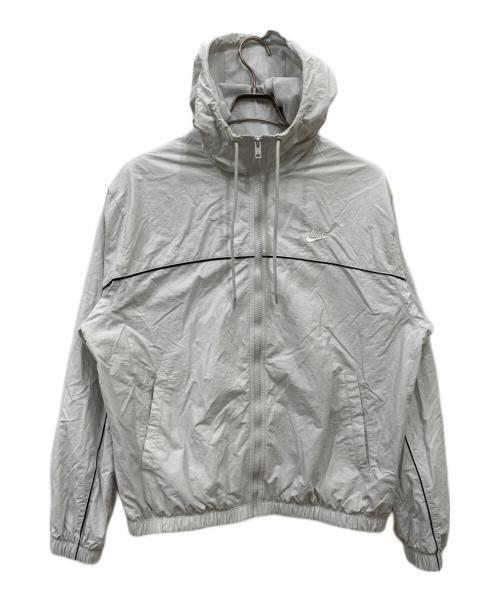 NIKE（ナイキ）NIKE (ナイキ) クラブ アスリート フード付きジャケット グレー サイズ:Mの古着・服飾アイテム