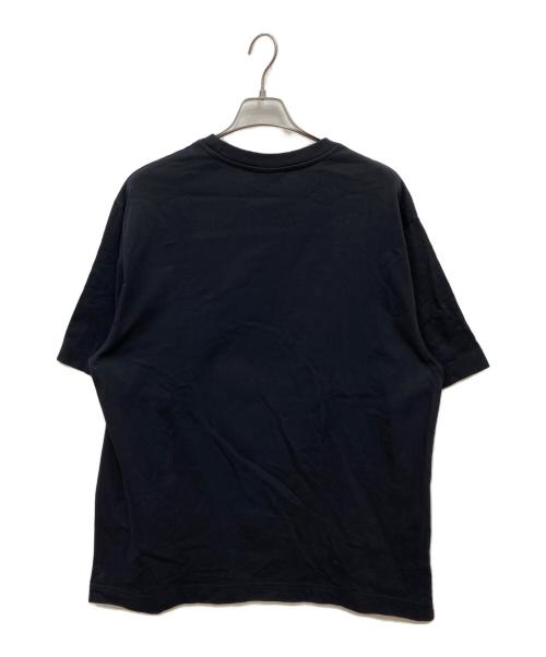maison kitsune（メゾンキツネ）maison kitsune (メゾンキツネ) BOLD FOX HEAD PATCH OVERSIZE TEE-SHIR ブラック サイズ:Lの古着・服飾アイテム