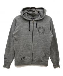 CHROME HEARTS（クロムハーツ）の古着「Dagger Zip Horse Shoe /ダガージップ ホースシューロゴジップパーカー」｜グレー
