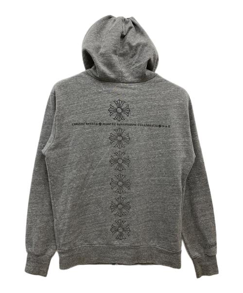 CHROME HEARTS（クロムハーツ）CHROME HEARTS (クロムハーツ) Dagger Zip Horse Shoe /ダガージップ ホースシューロゴジップパーカー グレー サイズ:Sの古着・服飾アイテム