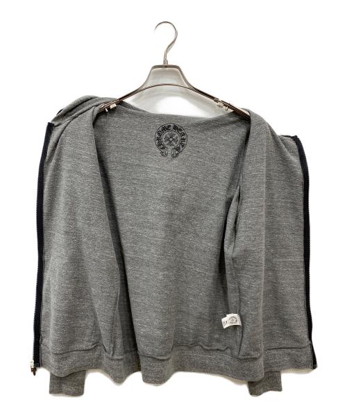 CHROME HEARTS（クロムハーツ）CHROME HEARTS (クロムハーツ) Dagger Zip Horse Shoe /ダガージップ ホースシューロゴジップパーカー グレー サイズ:Sの古着・服飾アイテム