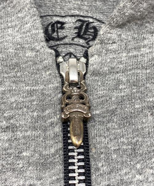 CHROME HEARTS（クロムハーツ）CHROME HEARTS (クロムハーツ) ジップパーカー グレー サイズ:Sの古着・服飾アイテム