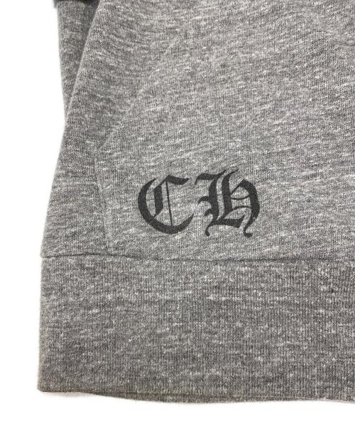 CHROME HEARTS（クロムハーツ）CHROME HEARTS (クロムハーツ) Dagger Zip Horse Shoe /ダガージップ ホースシューロゴジップパーカー グレー サイズ:Sの古着・服飾アイテム