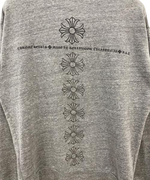 CHROME HEARTS（クロムハーツ）CHROME HEARTS (クロムハーツ) Dagger Zip Horse Shoe /ダガージップ ホースシューロゴジップパーカー グレー サイズ:Sの古着・服飾アイテム