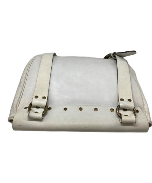 J&M DAVIDSON（ジェイ＆エム デヴィッドソン）J&M DAVIDSON (ジェイ＆エム デヴィッドソン) レザーショルダーバッグ ホワイトの古着・服飾アイテム