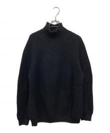 BATONER（バトナ―）の古着「SIGNATURE TURTLE NECK KNI」｜ブラック