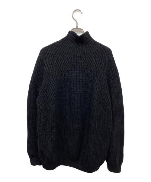 BATONER（バトナ―）BATONER (バトナ―) SIGNATURE TURTLE NECK KNI ブラック サイズ:4の古着・服飾アイテム