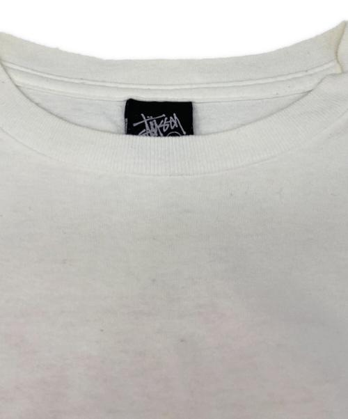 stussy（ステューシー）stussy (ステューシー) ラスタロゴL/Sカットソー ホワイト サイズ:Lの古着・服飾アイテム