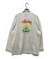 stussy (ステューシー) ラスタロゴL/Sカットソー ホワイト サイズ:L：7000円