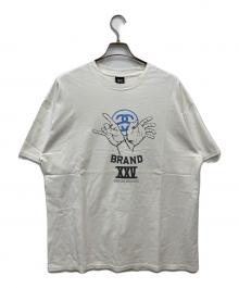 stussy×NEIGHBORHOOD（ステューシー×ネイバーフッド）の古着「25TH Tシャツ」｜ホワイト