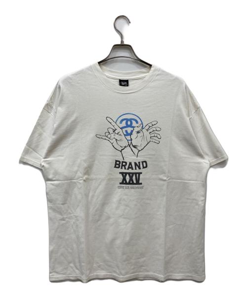 stussy（ステューシー）stussy (ステューシー) NEIGHBORHOOD (ネイバーフッド) 25TH Tシャツ ホワイト サイズ:XLの古着・服飾アイテム