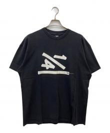 stussy（ステューシー）の古着「25th Anniversary 1/4 プリントTシャツ」｜ブラック