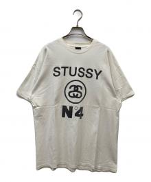 stussy（ステューシー）の古着「N4 SSリンク ロゴTシャツ」｜ホワイト