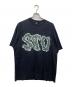 stussy（ステューシー）の古着「パイソンロゴTシャツ」｜ブラック