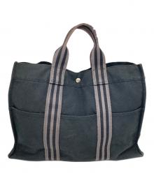 HERMES（エルメス）の古着「トートバッグ」｜ブラック×グレー