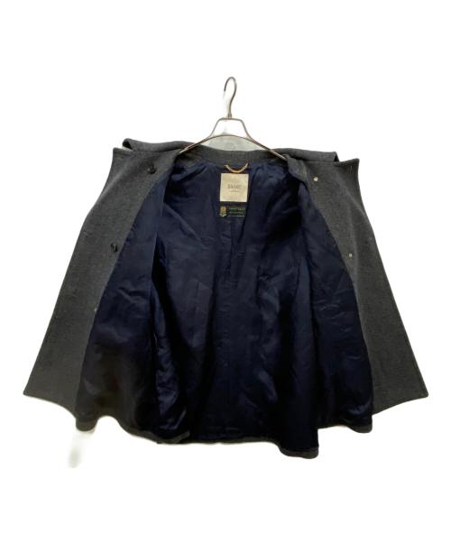 journal standard L'essage（ジャーナルスタンダード レサージュ）journal standard L'essage (ジャーナルスタンダード レサージュ) SUPER120/MANTECOステンカラーショートコート グレー サイズ:FREEの古着・服飾アイテム
