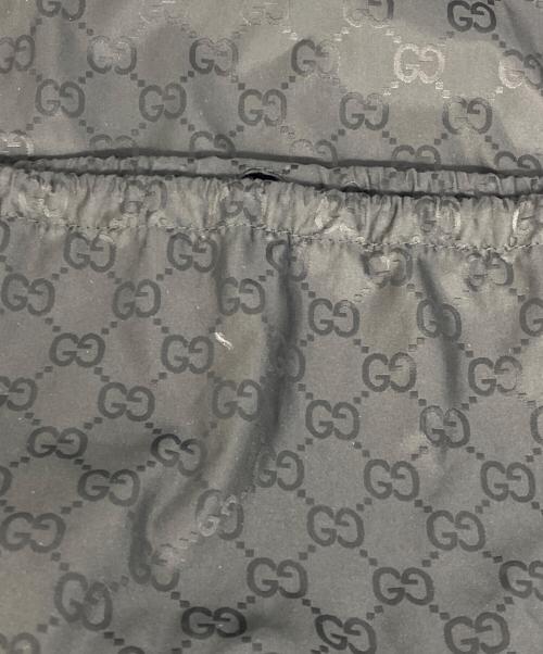 GUCCI（グッチ）GUCCI (グッチ) GG ナイロンリュック ベアチャーム ブラックの古着・服飾アイテム