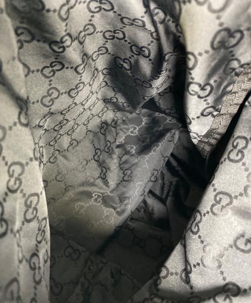 GUCCI（グッチ）GUCCI (グッチ) GG ナイロンリュック ベアチャーム ブラックの古着・服飾アイテム