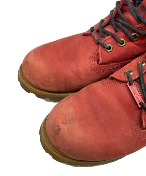 Timberland（ティンバーランド）Timberland (ティンバーランド) 6inch Premium Waterproof Boots レッド サイズ:8.5Wの古着・服飾アイテム