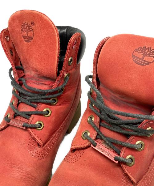 Timberland（ティンバーランド）Timberland (ティンバーランド) 6inch Premium Waterproof Boots レッド サイズ:8.5Wの古着・服飾アイテム