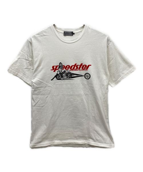 Hysteric Glamour（ヒステリックグラマー）Hysteric Glamour (ヒステリックグラマー) 24SS SPEEDSTER TEE スピードスターTシャツ ホワイト サイズ:Mの古着・服飾アイテム