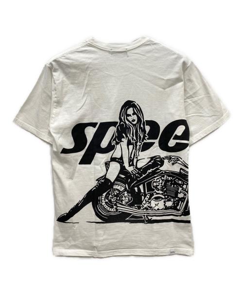 Hysteric Glamour（ヒステリックグラマー）Hysteric Glamour (ヒステリックグラマー) 24SS SPEEDSTER TEE スピードスターTシャツ ホワイト サイズ:Mの古着・服飾アイテム